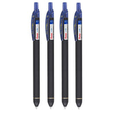 Pentel EnerGel Click Roller Gel Pen - Pack of 4 (BLUE PENS)