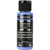 DECOART AMERICANA MULTI SURFACE SATIN ACRYLIC PAINT - 59 ML (2 OZ) - PERIWINKLE (581)