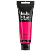 LIQUITEX BASICS ACRYLIC COLOUR - TUBE OF 118 ML - FLUORESCENT PINK (987)