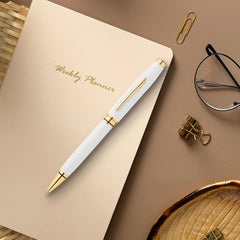 Cross Coventry Pearl White Lacquer with Gold PVD Appointments Ballpoint Pen