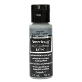 DECOART AMERICANA MULTI SURFACE SATIN ACRYLIC PAINT - 59 ML (2 OZ) - DOLPHIN (537)