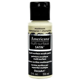 DECOART AMERICANA MULTI SURFACE SATIN ACRYLIC PAINT - 59 ML (2 OZ) - MUSHROOM (533)