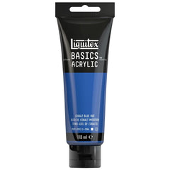 LIQUITEX BASICS ACRYLIC COLOUR - TUBE OF 118 ML - COBALT BLUE HUE (381)