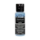 DECOART AMERICANA MULTI SURFACE SATIN ACRYLIC PAINT - 59 ML (2 OZ) - SKY BLUE (522)
