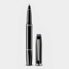 Lapis Bard Contemporary Roller Ball Pen - Black CT