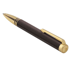 Lapis Bard Torque Artis Leather Ball Pen - Brown