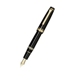 Sailor Professional Gear Realo Fountain Pen (21K Broad) Black with Gold Trims
