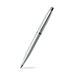 Sheaffer Gift Set VFM Ballpoint Pen with A6 Notebook Strobe Silver with Chrome Trims