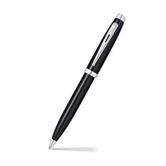 Sheaffer Gift Set 100 Ballpoint Pen with Business Card Holder Glossy Black with Chrome Trims