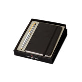 Sheaffer Gift Set VFM Ballpoint Pen with A6 Notebook Polished Chrome with Gold Trims
