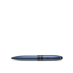 Sheaffer 9110 Icon Ballpoint Pen - Metallic Blue with Glossy Black PVD Trim