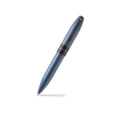 Sheaffer 9110 Icon Ballpoint Pen - Metallic Blue with Glossy Black PVD Trim