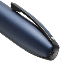 Sheaffer 9110 Icon Rollerball Pen - Metallic Blue with Glossy Black PVD Trim