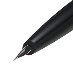 Sheaffer 9112 Icon Fountain Pen (Medium) - Chrome with Glossy Black PVD Trim