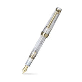 Sailor Professional Gear Veilio Fountain Pen (21K Broad) - White With Gold Trims