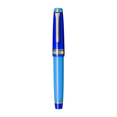 Sailor Professional Gear Quasar Fountain Pen (21K Broad) - Blue With Gold Trims