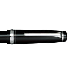 Sailor Professional Gear Fountain Pen (21K Medium) Black with Rhodium-plated Trims
