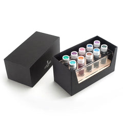 Lapis Bard Ink Vial Kit set of 10colors in 5ML Vial Each with Acrylic Stand