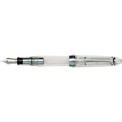 Sailor 1911 Large Fountain Pen (21K Medium) Demonstrator with Silver Trims