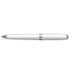 Sheaffer 9805 Prelude Mini Ballpoint Pen White With Chrome Plated Trim