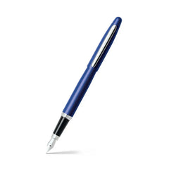 Sheaffer 9401 VFM Fountain Pen (Fine) Neon Blue with Chrome-Plated Trim