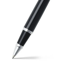 Sheaffer Gift 300 Rollerball Pen Glossy Black and Chrome with Chrome-Plated Trim