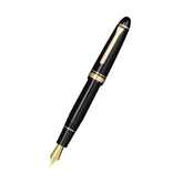 Sailor 1911 Large Fountain Pen (21K Medium) Black with Gold Trims