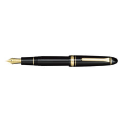 Sailor 1911 Large Fountain Pen (21K Medium) Black with Gold Trims