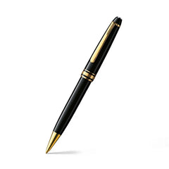 Montblanc Meisterstück Classique Ballpoint Pen - Black With Gold Trims