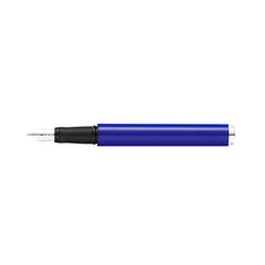 Sheaffer 9201 Pop Fountain Pen (Medium) Blue with Chrome-Plated Trim