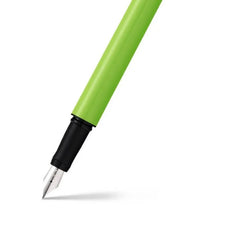 Sheaffer 9202 Pop Fountain Pen (Medium) Lime Green with Chrome-Plated Trim