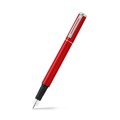 Sheaffer 9207 Pop Fountain Pen (Medium) Red with Chrome-Plated Trim