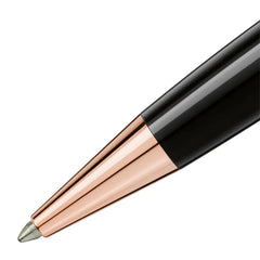 Montblanc Meisterstück Classique Ballpoint Pen - Black With Red Gold Trims