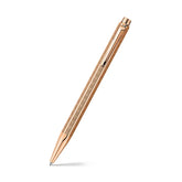 Caran d'Ache Ecridor Chevron Rose Gilded Ballpoint Pen Rose Gold