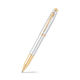 Sheaffer 9340 Gift 100 Rollerball Pen Bright Chrome with Gold Tone Trim