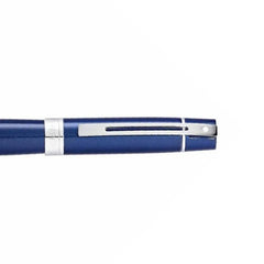 Sheaffer Gift 300 Fountain Pen (Medium) Glossy Blue with Chrome-Plated Trim