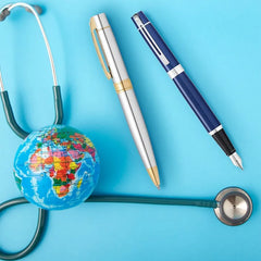 Sheaffer Gift 300 Ballpoint Pen Bright Chrome with Gold Tone Trim