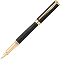 Sheaffer 9242 Intensity Engraved Rollerball Pen Matte Black with Gold Tone Trim
