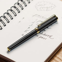 Sheaffer 9242 Intensity Engraved Rollerball Pen Matte Black with Gold Tone Trim