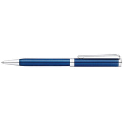 Sheaffer 9243 Intensity Engraved Ballpoint Pen Blue with Chrome-Plated Trim