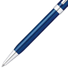 Sheaffer 9243 Intensity Engraved Ballpoint Pen Blue with Chrome-Plated Trim