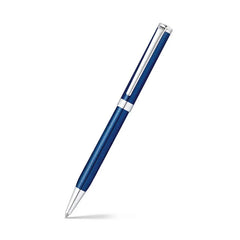 Sheaffer 9243 Intensity Engraved Ballpoint Pen Blue with Chrome-Plated Trim