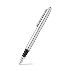 Sheaffer 9421 VFM Fountain Pen (Medium) Polished Chrome with Chrome-Plated Trim