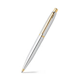Sheaffer 9422 VFM Ballpoint Pen Polished Chrome with Gold-Plated Trim