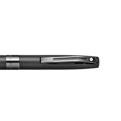 Sheaffer 9017 Reminder Lacquer Ballpoint Pen Matte Black with Polished Black PVD Trim
