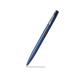 Sheaffer 9018 Reminder Lacquer Ballpoint Pen Matte Blue with Polished Black PVD Trim