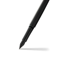 Sheaffer 9244 Intensity Engraved Fountain Pen (Medium) - Matte Black with Polished Black Trim