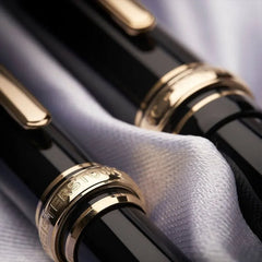 Montblanc Meisterstück Classique Ballpoint Pen - Black With Gold Trims