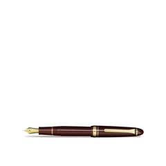 Sailor 1911 Standard Fountain Pen (21K Medium) Maroon with Gold Trims