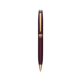 Lapis Bard Contemporary Bordeaux Ballpoint Pen Gold Trims